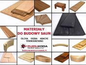 MATERIAŁY DO BUDOWY SAUN I GORĄCEJ BANI