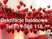 Wypuszczanie balonów z pudła balony z helem brama z balonów girlanda balony led