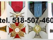 Kupię stare ordery, medale, odznaki, odznaczenia, orzełki, tel.518-507-460