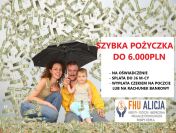 Pożyczka do 6.000PLN na oświadczenie