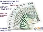 Pożyczka Pozabankowa do 15.000PLN