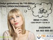 KREDYT GOTÓWKOWY DO 150.000ZŁ STAŁE RATY