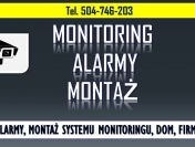Montaż alarmu w domu, tel. 504-746-203, system kamer, cennik.