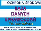 Sprawozdanie SZWO i FGC cena, tel. 502-032-782. Czynnik chłodniczy