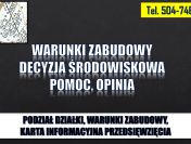 Przygotowanie wniosku o warunki zabudowy, tel. 504-746-203, wzór,