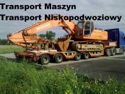 Transport Niskopodwoziowy Maszyn Rolniczych Budowlanych Ponadgabarytowy