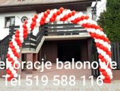 dekoracje balonowe, ścianki balonowe, cekinowe, balony z helem