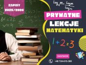Korepetycje MATEMATYKA - pływania nie nauczysz się czytając książki ;)