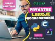 Korepetycje INFORMATYKA / Nauka PROGRAMOWANIA Python C++ SQL Matura