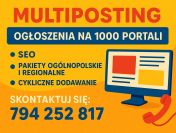 Publikacja ogłoszeń - lokalnie, ogólnopolsko, nawet do 1000 serwisów