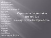 Profesjonalna pomoc w pisaniu prac, poprawa plagiatu, analiza danych!