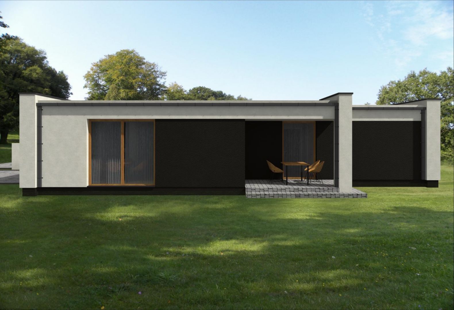 Dom w zabudowie bliźniaczej o pow.91m2, działka 500m2, stan dewelop., Chełmce Chełmce - Obraz nr 4