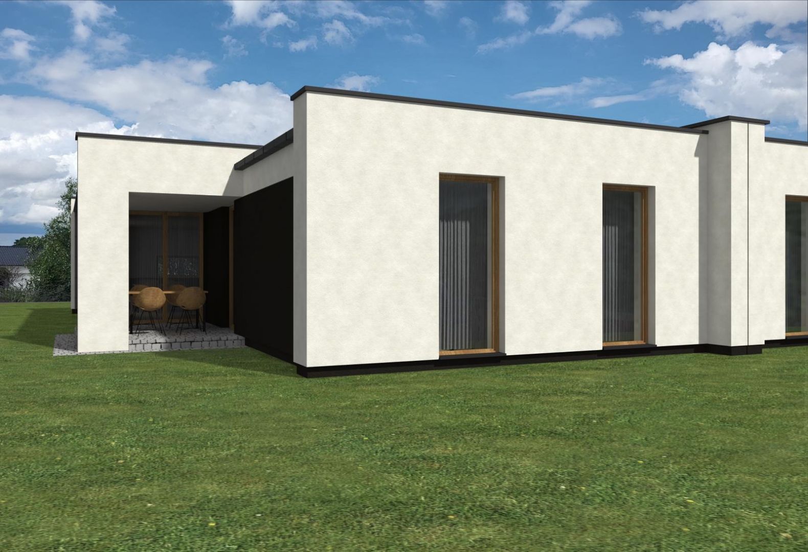 Dom w zabudowie bliźniaczej o pow.91m2, działka 500m2, stan dewelop., Chełmce Chełmce - Obraz nr 7