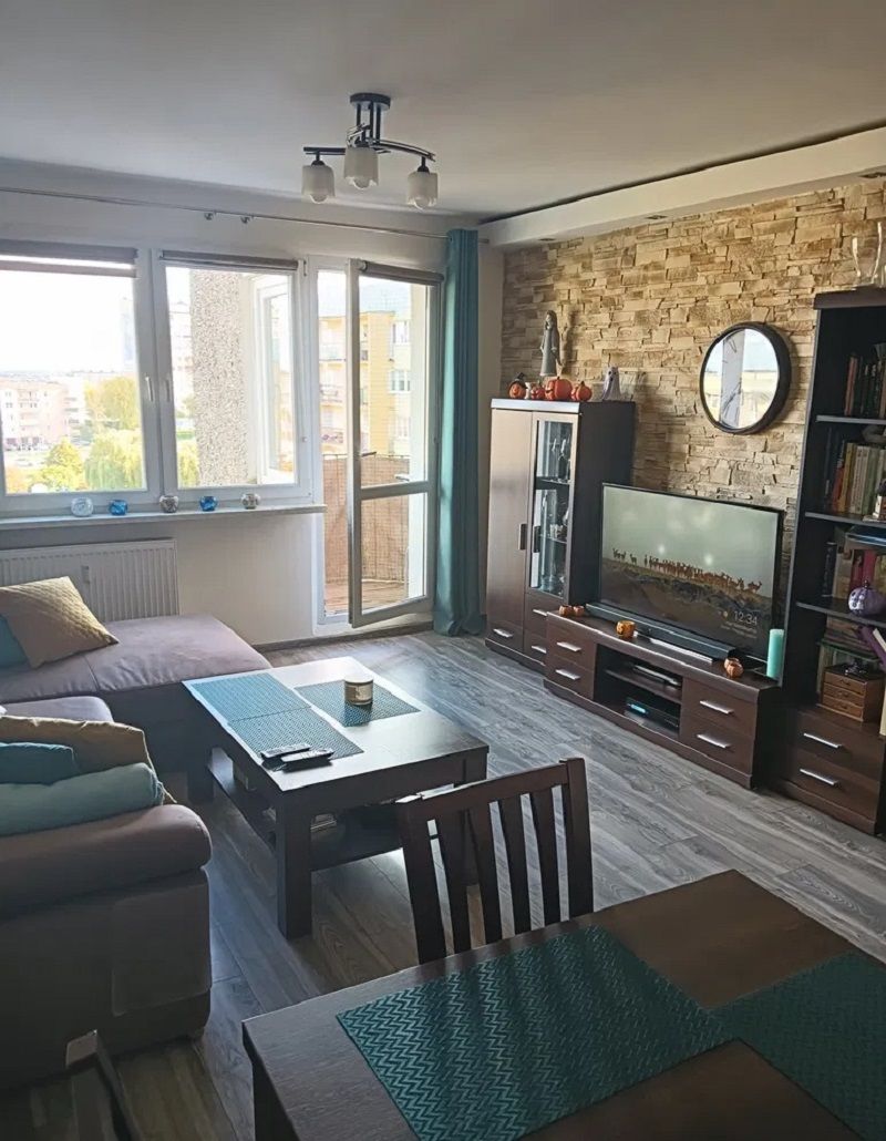 Mieszkanie o pow. 53.41m2, balkon, VI piętro, winda, umeblowane, Os. Dobrzec Kalisz - Zdjęcie 1