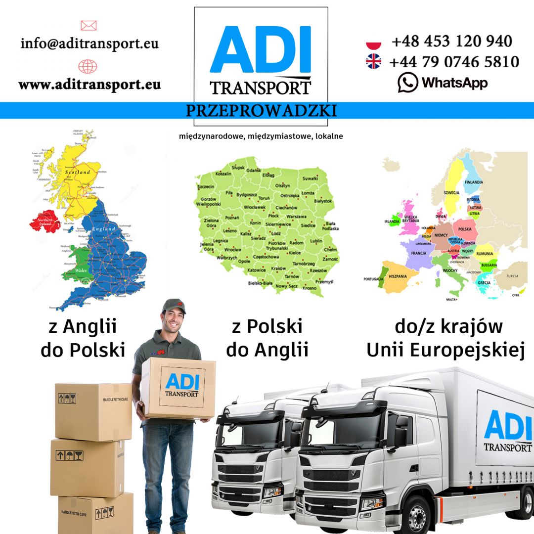 ADI Transport- Twój partner w transporcie i przeprowadzce Kalisz - Zdjęcie 1