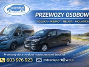 Przejazdy busem do Niemiec, Holandii, Belgii. Przeprowadzki