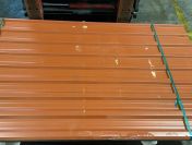 Tanie blachy trapezowe - ceglasty kolor