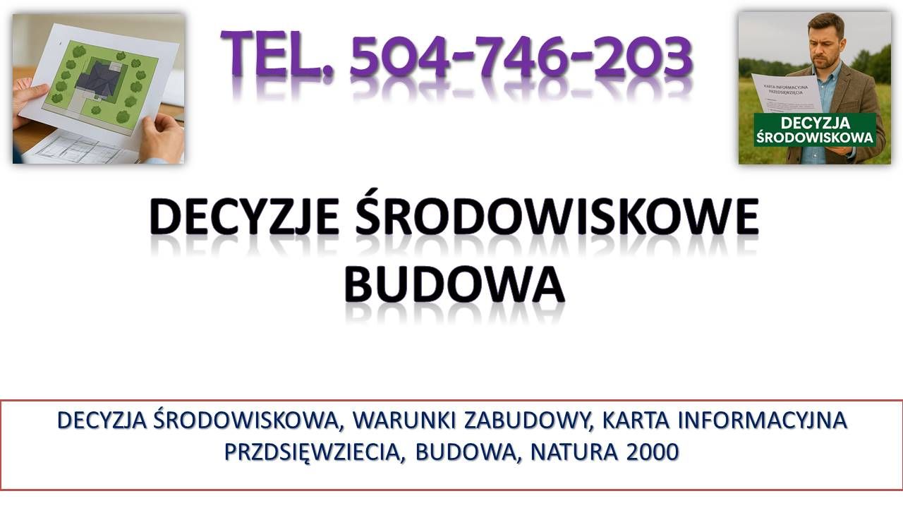 Karta oceny przedsięwzięcia dla działki budowlanej, tel. 504-746-203,  - Zdjęcie 1
