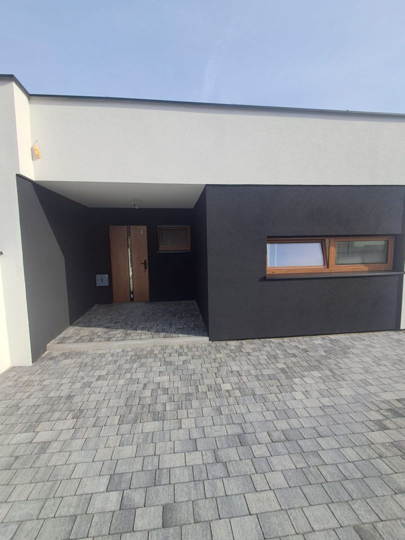 Nowoczesny dom w zabudowie bliźniaczej – 91 m², działka 505 m², Chełmce Chełmce - Zdjęcie 1