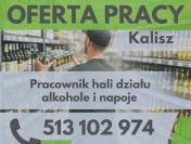 Pracownik hali – dział alkohole i napoje