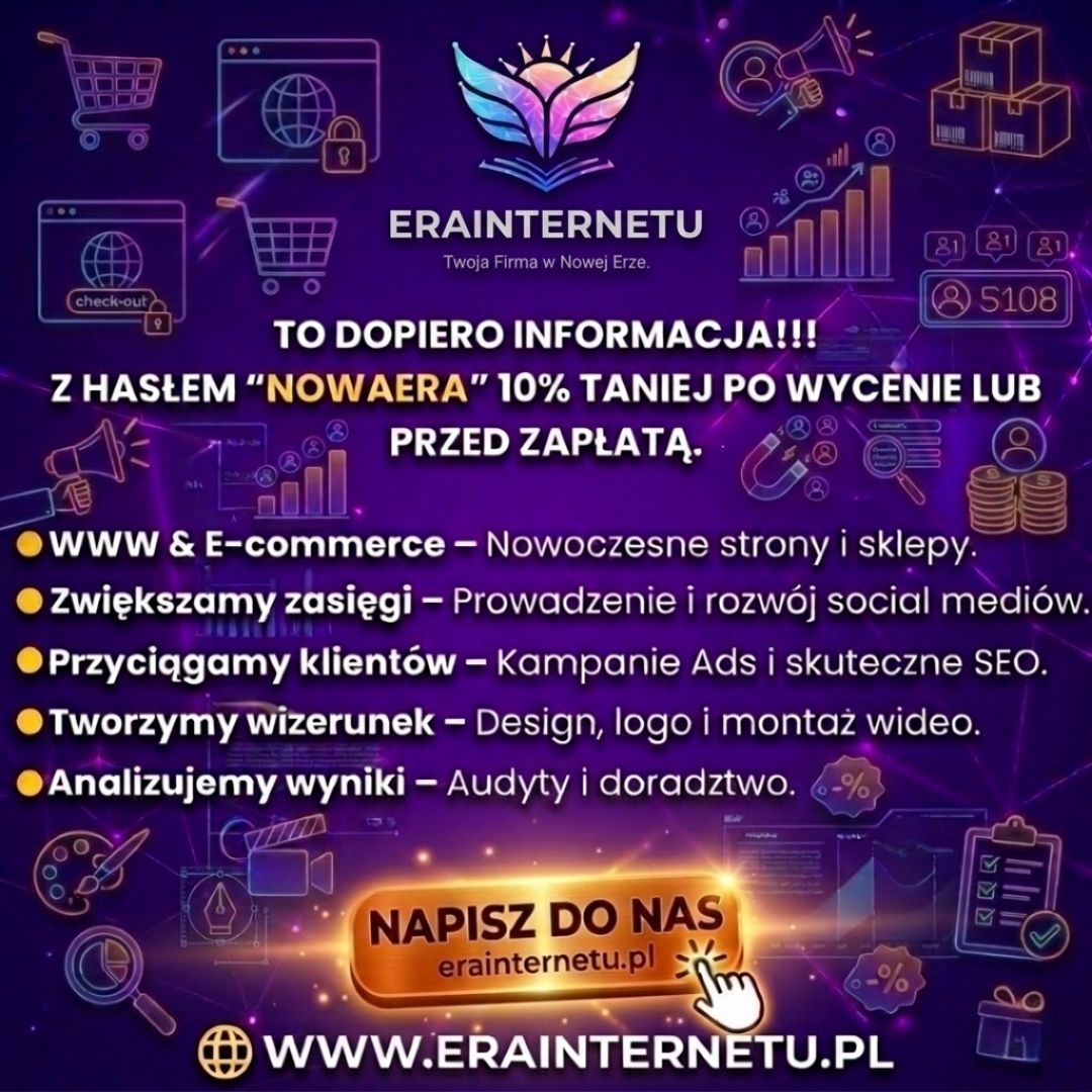Twój biznes zasługuje na nowoczesną stronę! Projektowanie WWW i E-commerce Międzybrodzie Żywieckie - Zdjęcie 1