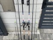 Nowe  dwie wędki feeder 3.6m o wyrzucie 60-180g z kołowrotkami i żyłkami