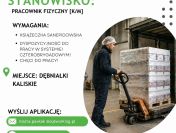 PRACA OD ZARAZ – Pracownik fizyczny / Magazynier [K/M]
