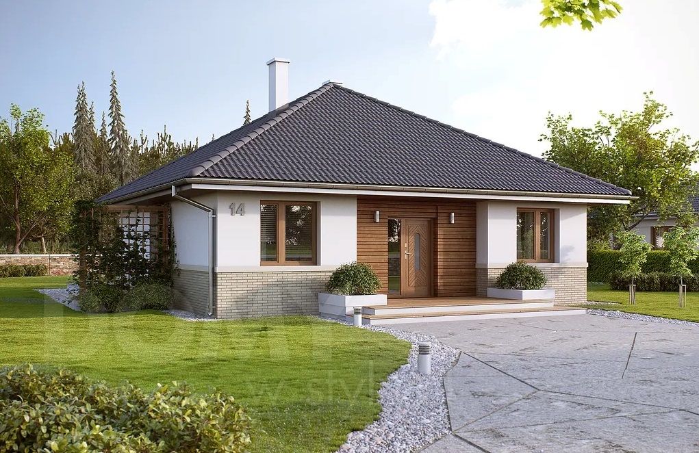 Dom parterowy o powierzchni 120m², działka 728m², Niedźwiady Niedźwiady - Zdjęcie 1