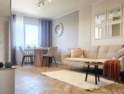 Mieszkanie o pow. 45.30m2, . balkon, po remoncie, IIIp, umeblowane, os. Dobrzec