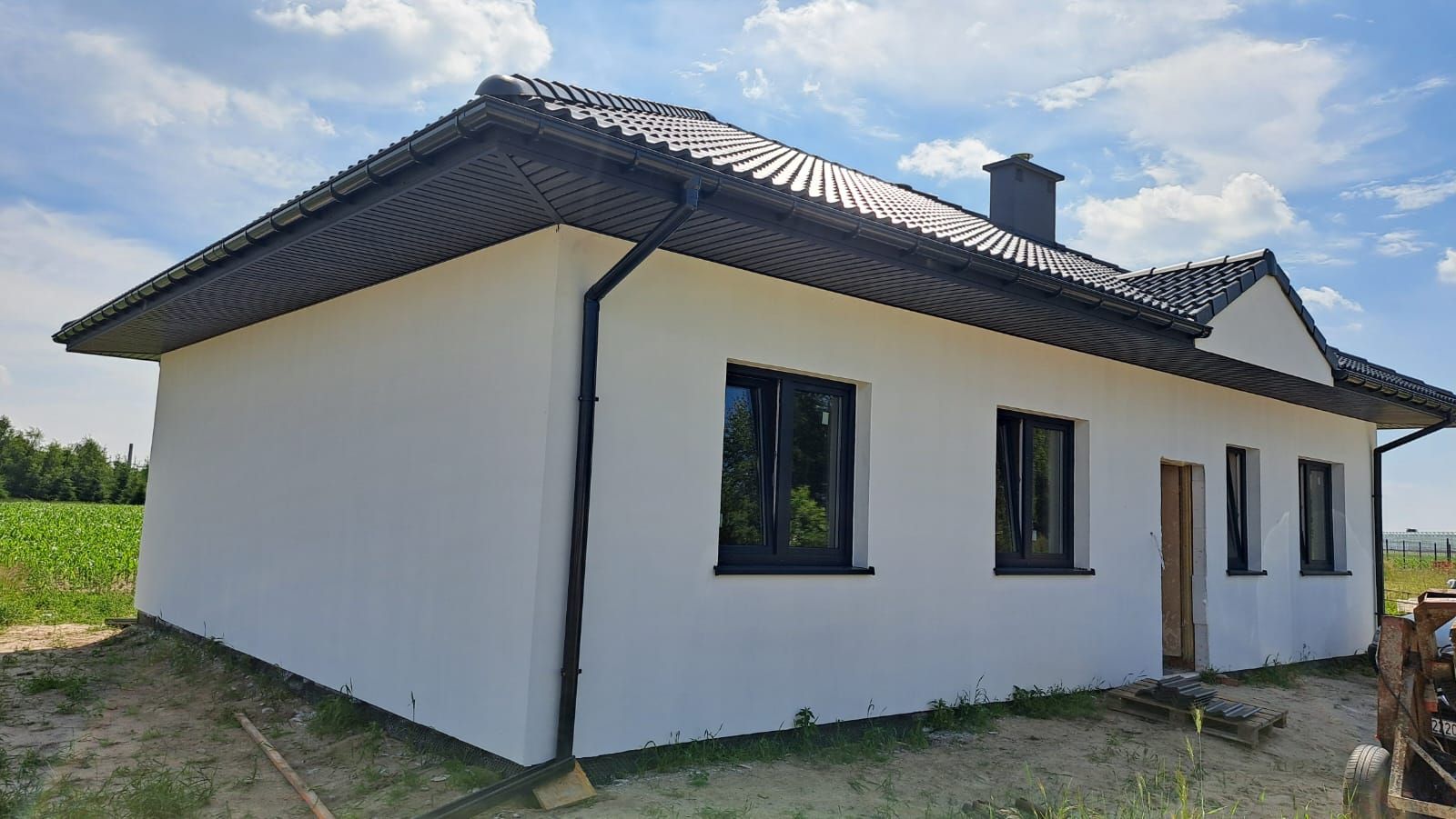 Dom parterowy o pow. 95.91m2, działka 459m2, stan deweloperski, Piotrów Piotrów - Zdjęcie 1