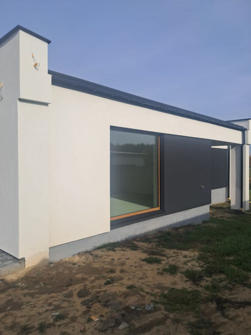 Nowoczesny dom w zabudowie bliźniaczej – 91 m², działka 505 m²,Chełmce Chełmce - Zdjęcie 1