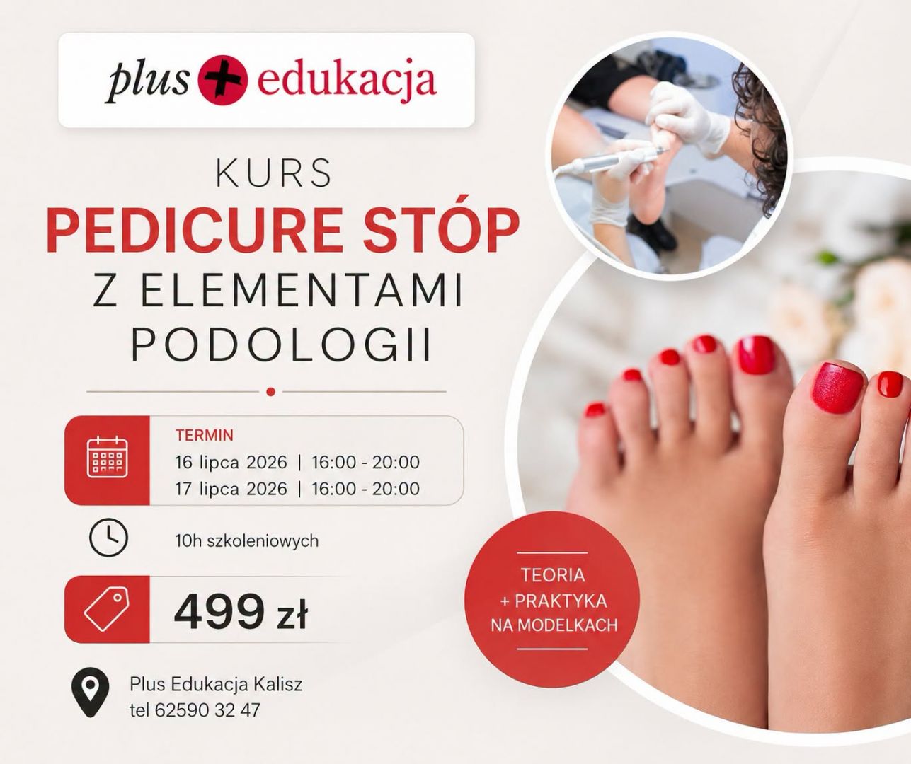 Kurs Pedicure Stóp z Elementami Podologii Kalisz - Zdjęcie 1