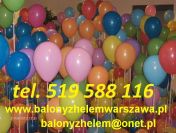 Balony z helem kalisz hel do balonów pudło z balonami brama z balonów łuk led