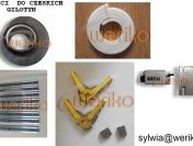 Części zamienne do gilotyny NTE 3150/6,3 A  --- NOŻE---- FIRMA WERIKO