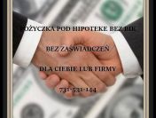 PRYWATNE FINANSOWANIE POD ZASTAW NIERUCHOMOSCI BEZ BIK DLA FIRM i ROLNIKOW