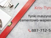 Tynki maszynowe cementowo-wapienne